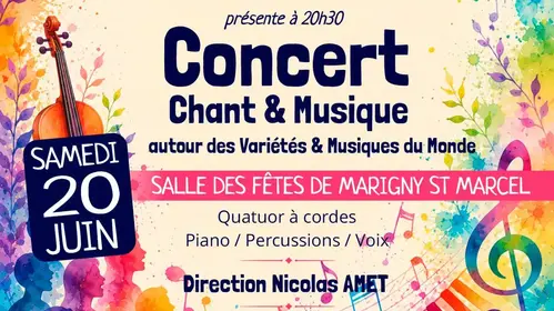 Concert Marigny-en-Choeur Concert Marigny-en-Choeur